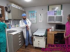 Which nurse dives into anal first, Aria Nicole?