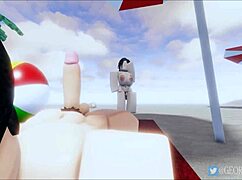 roblox rr34 animation heats up at the beach championship party