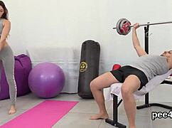 cute idol's tight cunt overflows with hot piss in hardcore fetish scene