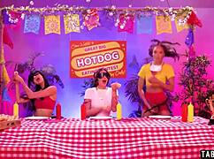 ebony alexis tae strapons petite eliza ibarra while charlotte sins gets fucked too!!