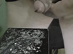 ezsosa's curvy bedroom flashing leads to crazy solo cock masturbation