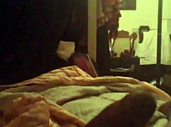 mysterious shemale strokes her throbbing cock to explosive cum