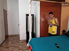 wanna see him suck huge cock after roommate's naked pic tease cumshot facial?