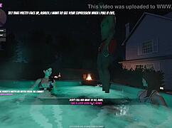 ashley's swinger birthday house party game unfolds