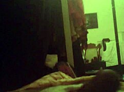 mysterious shemale strokes her throbbing cock to explosive cum