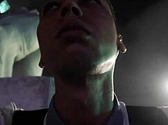 so i lock myself in with this sexy morena milf offering cash and things get voyeur hot quick