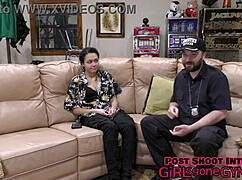 Tampa University Exam: Mara Luv's Pierced Nipples and Shaved Pussy Spread