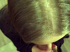 Married blonde neighbor trades light bulb fix for deep cum-guzzling blowjob reward