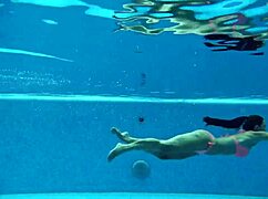 Sazan Cheharda's Naked Pool Tease Swims Seductively