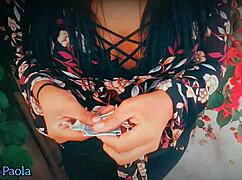 Offering Cash to Street Big Ass Beauties for Wild Cowgirl Creampie