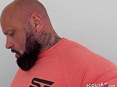 German old tourist picks up pink hair Latina bitch Penny Unicorn for balcony no-condom rough fuck and facial