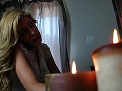 imagine this blonde milf's tiny tits grinding on that skinny latina's wet pussy