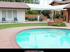 wanna see curvaceous bella blu oil up and lick client in nuru massage?