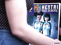 Fan girl tongue-fucks milf voice actress pussy now