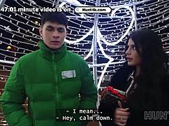 hunt4k guy picks up nympho girlfriend shows christmas sex lesson while cuck watches