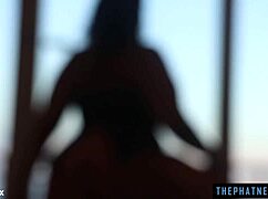 Picante Jenny Rides Orion's Big Cock Cowgirl to Creampie Finish