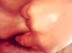 asian amateur gets intense finger play from partner in homemade scene