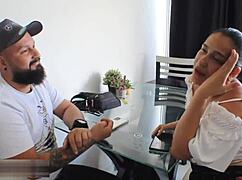 neighbor lady fulfills her wild fantasy with a hot creampie vaginal finish in spanish