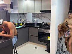 stepson sneaks into bed with hot stepmom fulfilling daddy fantasy missionary style