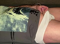 Pissing Streams Soak Small Cock And Jaws In Wet Mess