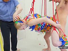 this slutty sweetie got her butthole wrecked brutally in the asylum for pain