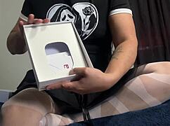 Astarioth's Juicy Latina Pussy Dripping Wet from Vibrator Orgasm Close Up in Ripped Clothes