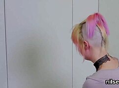 damn this horny kitten's ass gets brutally fucked deepthroated in bdsm asylum... ouch!