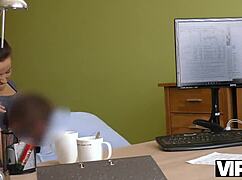 Desperate For Bike Cash, Young Czech Girl Pleases Loan Manager Fully