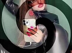 slip into my soaked panties all day while i tease your locked cock