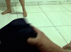 hubby's truckin away and she's strippin sensual just for me