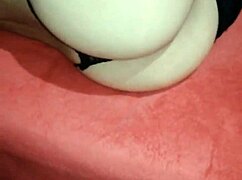 Naughty Colombian bride babe spreads ass and toys her fat pussy wildly