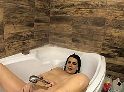 wanna see this kinky milf explode in mega orgasm bathtub game?