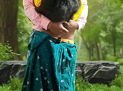 bhabhi sneaks off to the forest for a wild bodybuilder pounding