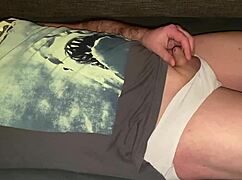 Pissing Streams Soak Small Cock And Jaws In Wet Mess