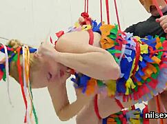 this slutty sweetie got her butthole wrecked brutally in the asylum for pain