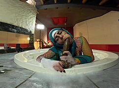 pussy to mouth fun in jacuzzi with mia niqab... you joining?
