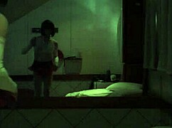 heart racing in crossdresser's sexy schoolgirl fantasy thrill!