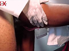 Horny African teacher with monster black cock bends petite sexy student over for raw doggystyle and cowgirl pounding