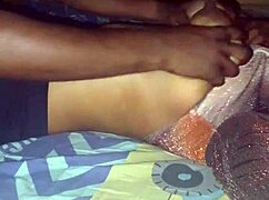 yo check out me massaging my girlfriend's big see-through bra tits