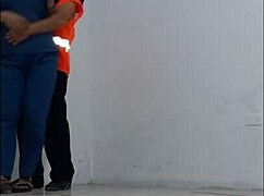 what if the janitor seduces the horny nurse and pounds her standing in hospital halls?