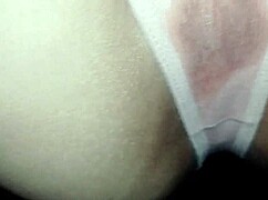 Feels so good watching tight stepdaughter take first anal cum on wet ass pov