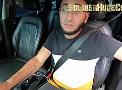 Blonde Big ASS Wet BLOWJOB Car CREAMPIE