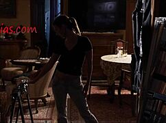 skinny indian slave tied up whipped extreme by intruder with dildo toys bdsm