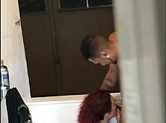 joao gets his monster cock sucked hard by pernocas on the balcony for neighbors