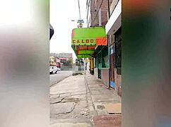 chubby latina milf shows off huge tits for job then we hotel fuck her fat ass doggystyle