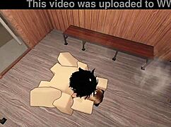 ROBLOX KITTEN GETS FUCKED HARD IN DOMINATION PLAY