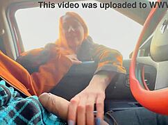 stranger girl catches public car flash shows boobs helps out