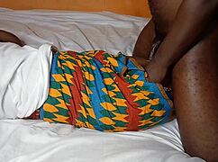 African teacher roughly fucks young student's tight pussy to orgasm.