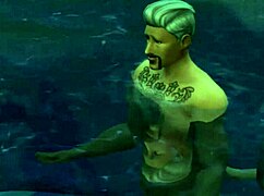 Ajay's Massive Cock Conquers Cheerleader Squad's Big Asses Poolside