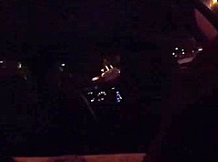 Angie the fat whore blows and creampies in candid hidden car sex